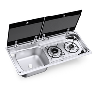 Dometic SMEV 9722 Left/Right Slimline Hob and Sink Combination Unit VanGo Campers