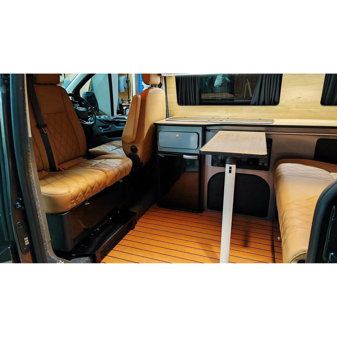 Ford Transit Custom double seat swivel MS-Craft