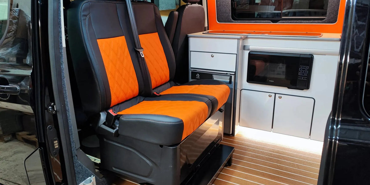 Ford Transit Custom double passenger bench seat swivel