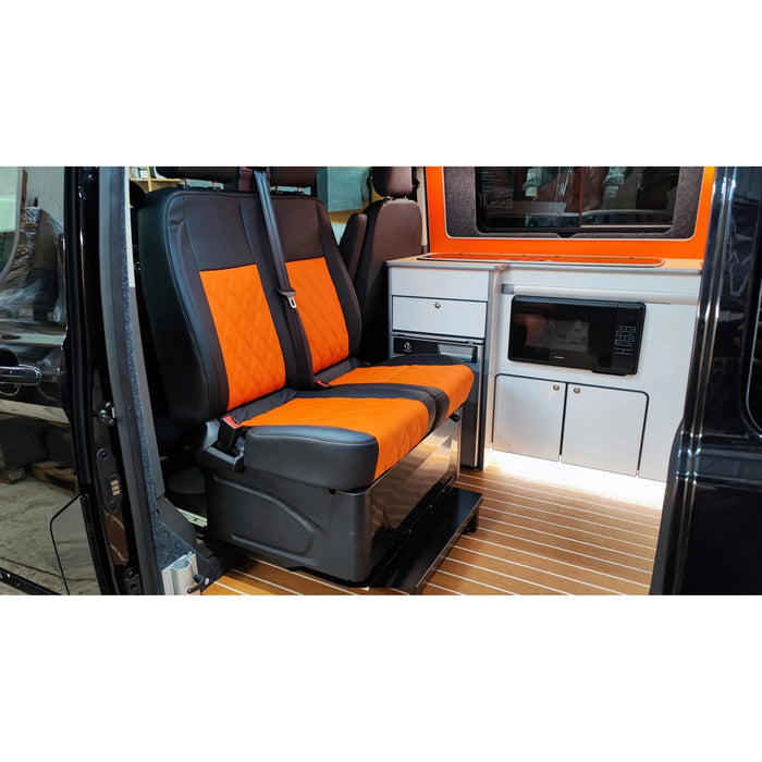 Ford Transit Custom double seat swivel MS-Craft