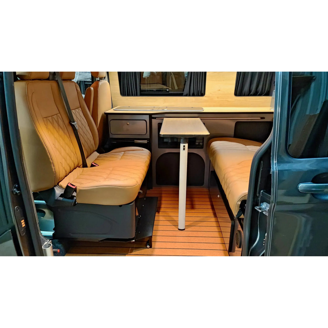 Ford Transit Custom double seat swivel MS-Craft