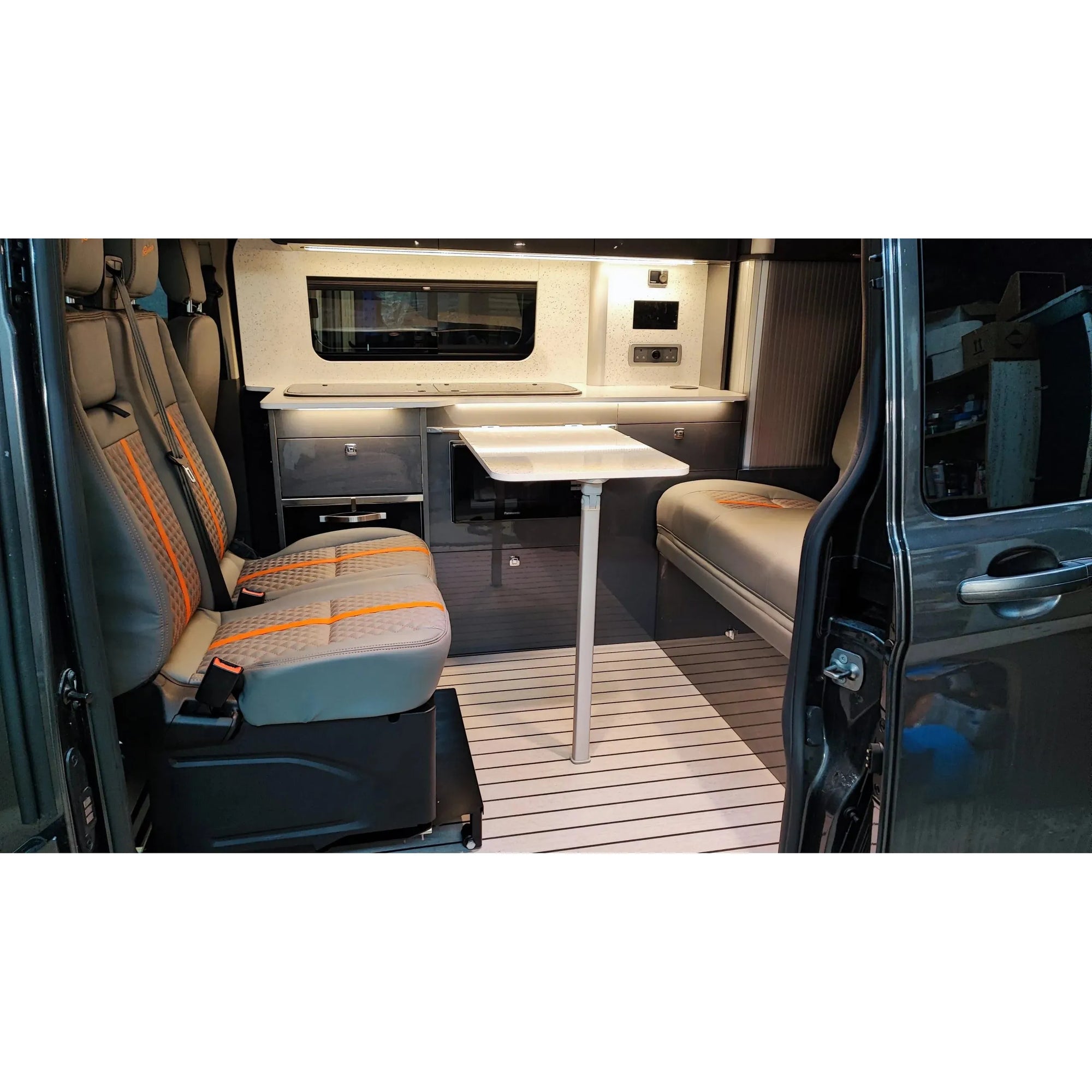 Transit custom double hot sale swivel
