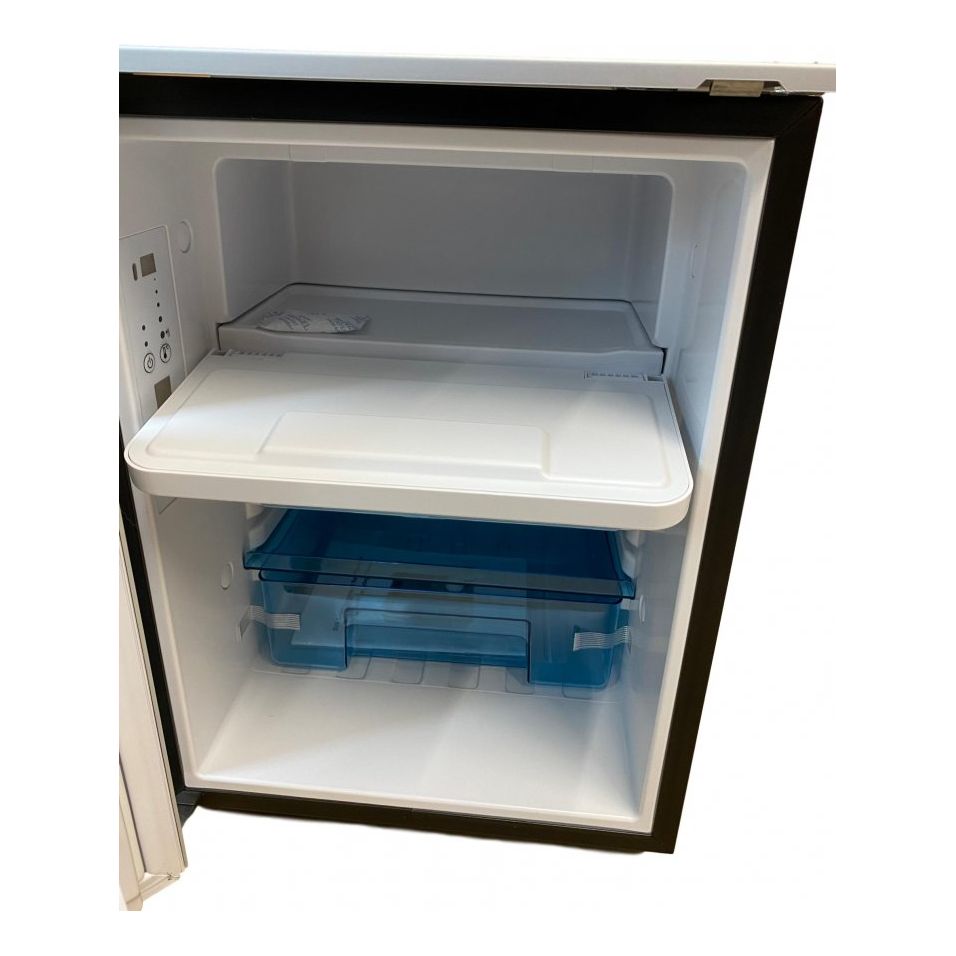 Sanjo SVRL50 Compressor Fridge, left hinged, silver (Dometic CRX50 alternative) VanGo Campers